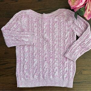 Lands End cotton drifter sweater ,S/6-8